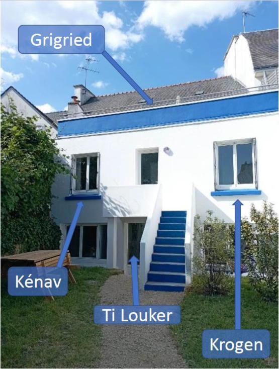 Le Kenav - Studio A 300 M Du Port Locmiquelic Exterior photo